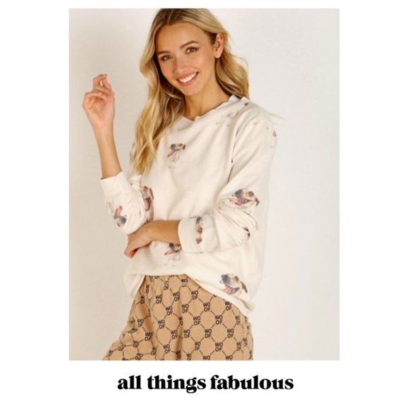 All Things Fabulous Jack Terrier Cozy Sweater - Picture 1 of 10